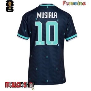 Germania Jamal Musiala #10 Seconda Maglia Femmina Mondiali 2026 Manica Corta
